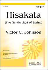 Hisakata Two-Part choral sheet music cover